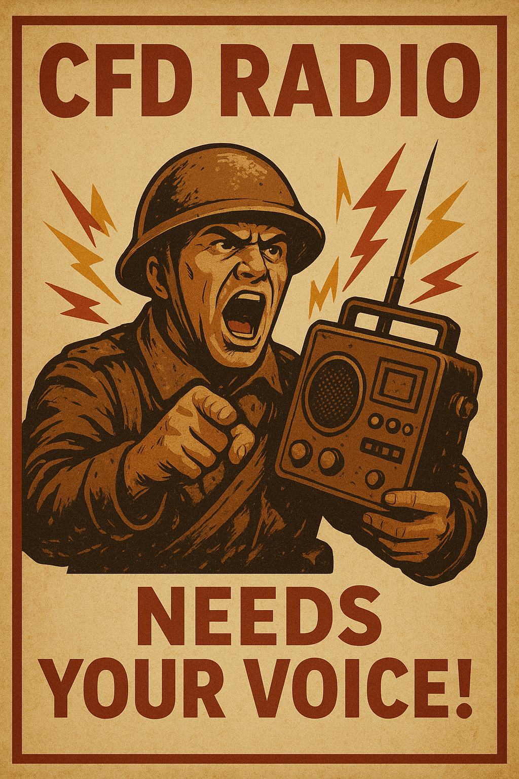 CFD RADIO NEEDS YOUR VOICE